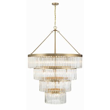 Emory  Chandelier in Modern Gold by Crystorama