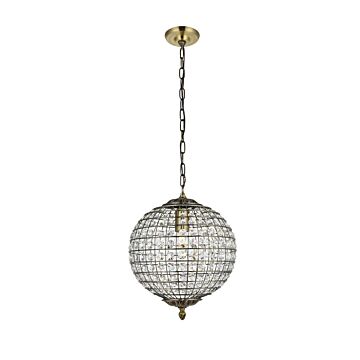 Earlene 1-Light Pendant in Antique Bronze