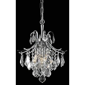 Amelia 3-Light Pendant in Chrome