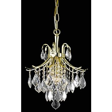 Amelia 3-Light Pendant in Gold