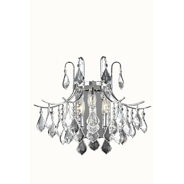 Amelia 3-Light Wall Sconce in Chrome