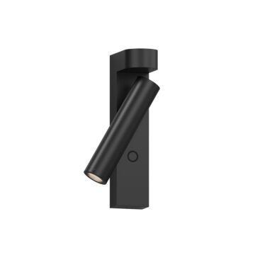 Haim Wall Lamp in Textured Black by Sonneman