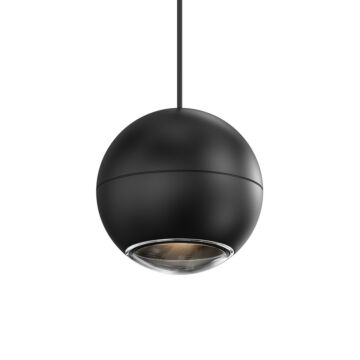 Hemisphere Pendant in Textured Black by Sonneman