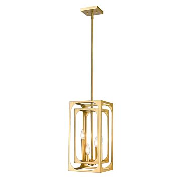 Easton  Chandelier in Rubbed Brass by Z-Lite