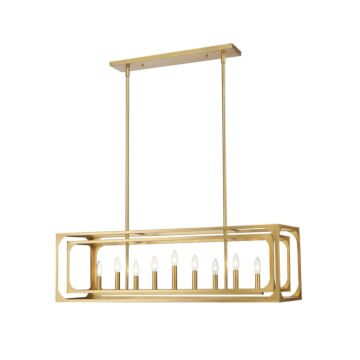 Easton  Linear Chandelier in Rubbed Brass by Z-Lite