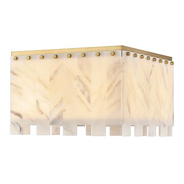 Viviana  Flush Mount in Rubbed Brass by Z-Lite