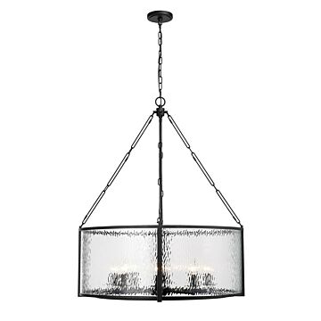 Barrington  Chandelier in Matte Black by Z-Lite