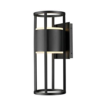 Luca LED Outdoor Wall Mount in Black by Z-Lite