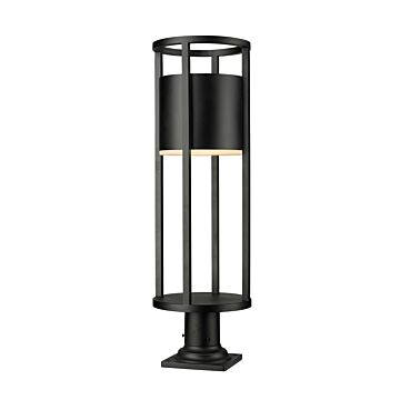 Luca LED Outdoor Pier Mount in Black by Z-Lite