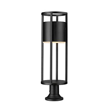 Luca LED Outdoor Pier Mount in Black by Z-Lite