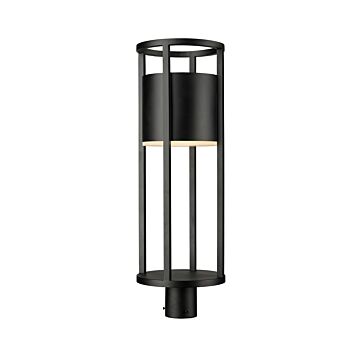 Luca LED Outdoor Post Mount in Black by Z-Lite