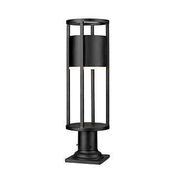 Luca LED Outdoor Pier Mount in Black by Z-Lite