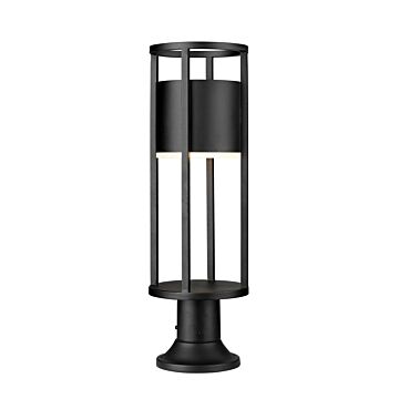 Luca LED Outdoor Pier Mount in Black by Z-Lite