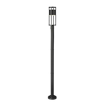 Luca LED Outdoor Post Mount in Black by Z-Lite