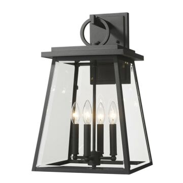Broughton  Outdoor Wall Sconce in Black by Z-Lite