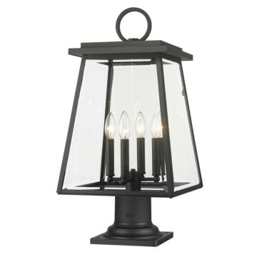 Broughton  Outdoor Pier Mount in Black by Z-Lite