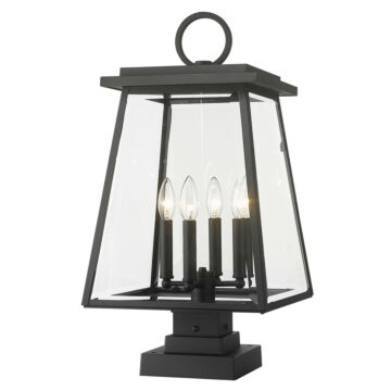 Broughton  Outdoor Pier Mount in Black by Z-Lite