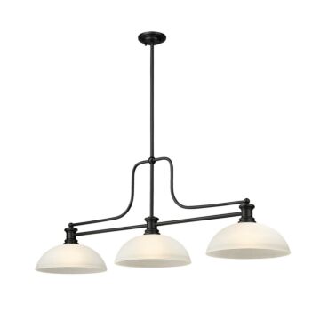 Melange  Billiard in Matte Black by Z-Lite