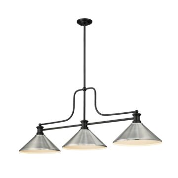 Melange  Billiard in Matte Black by Z-Lite