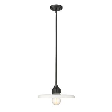 Paloma  Pendant in Matte Black by Z-Lite