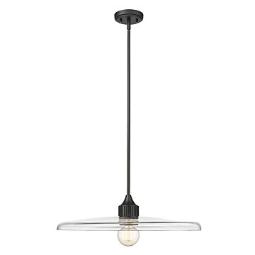 Paloma  Pendant in Matte Black by Z-Lite