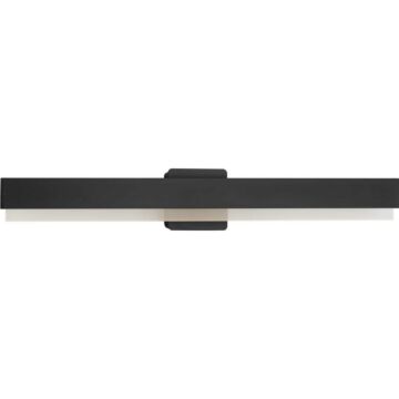 Semblance LED 1-Light LED Linear Vanity in Matte Black
