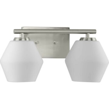 Copeland 2-Light Vanity in Brushed Nickel