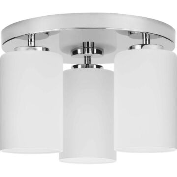 Cofield 3-Light Flush Mount in Polished Chrome