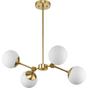 Haas 4-Light Chandelier in Brushed Bronze