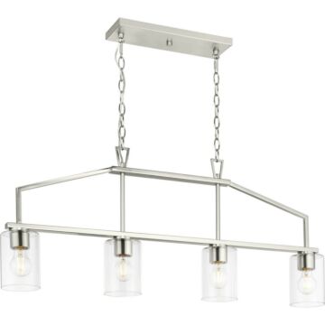 Goodwin 4-Light Island Pendant in Brushed Nickel