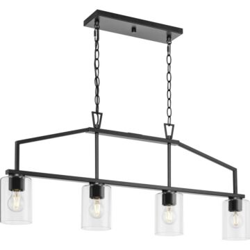 Goodwin 4-Light Island Pendant in Matte Black