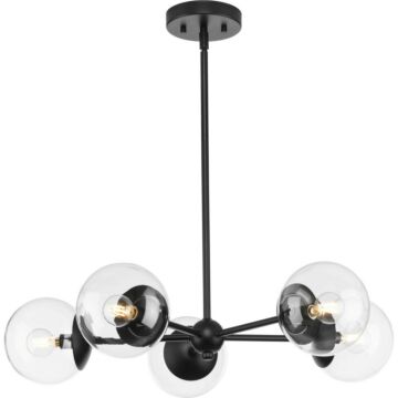 Atwell 5-Light Chandelier in Matte Black