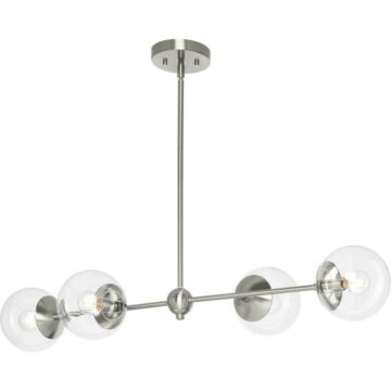Atwell 4-Light Island Pendant in Brushed Nickel