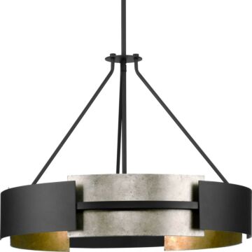 Lowery 5-Light Pendant in Matte Black