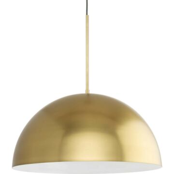 Perimeter 1-Light Pendant in Brushed Gold