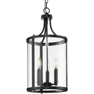 Gilliam 3-Light Hall & Foyer Light in Matte Black