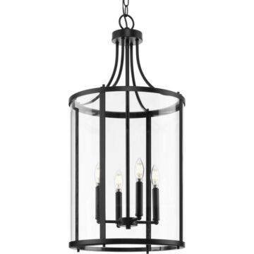Gilliam 4-Light Hall & Foyer Light in Matte Black