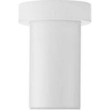 3In Cylinders 1-Light LED Ceiling Mount in White