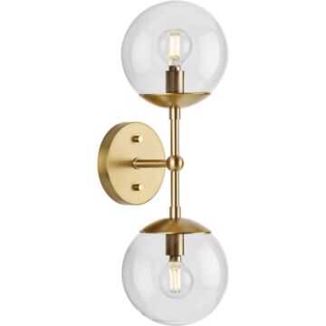 Atwell 2-Light Wall Sconce in Brushed Bronze