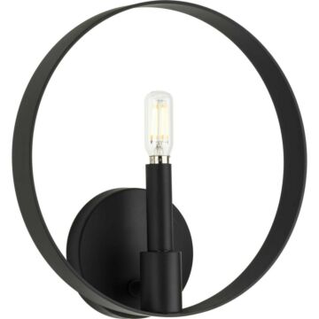 Breckenridge 1-Light Wall Bracket in Matte Black