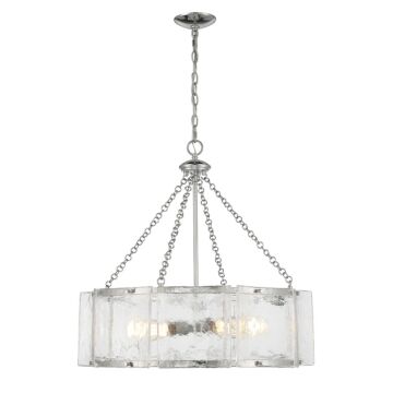 Genry Five Light Pendant in Polished Nickel by Savoy House