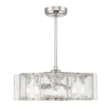 Genry LED Fan D'Lier in Polished Nickel by Savoy House