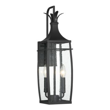 Montpelier Two Light Outdoor Wall Lantern in Matte Black by Savoy House