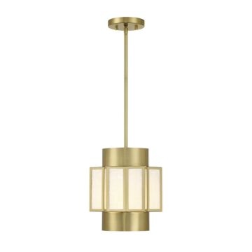 Gideon Three Light Pendant in Warm Brass by Savoy House