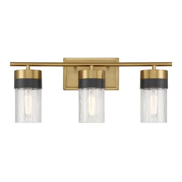 Brickell Three Light Bathroom Vanity in Warm Brass by Savoy House