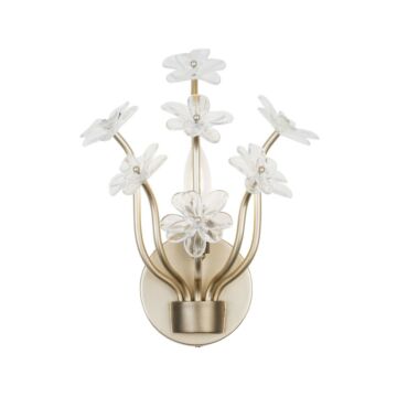 Wildflower One Light Wall Sconce in Gold DustArtifact by Varaluz