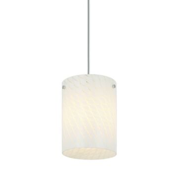 Swirled One Light Pendant in Chrome by Varaluz