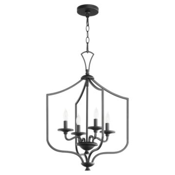 Maryse Four Light Entry in Matte Black by Quorum International