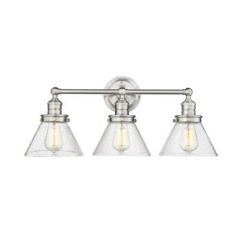 Eyden Three Light Vanity in Brushed Nickel by Millennium