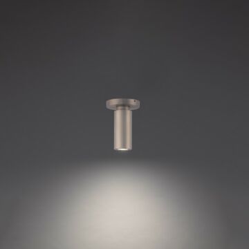 Caliber LED Outdoor Flush Mount in Brushed Aluminum by W.A.C. Lighting